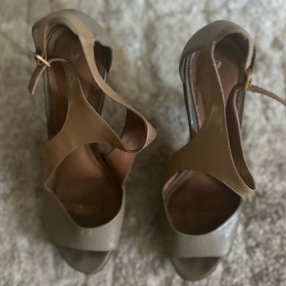 LEIFSDOTTIR LLONA WEDGE SANDALS BROWN SIZE 7 12 - Picture 6 of 8